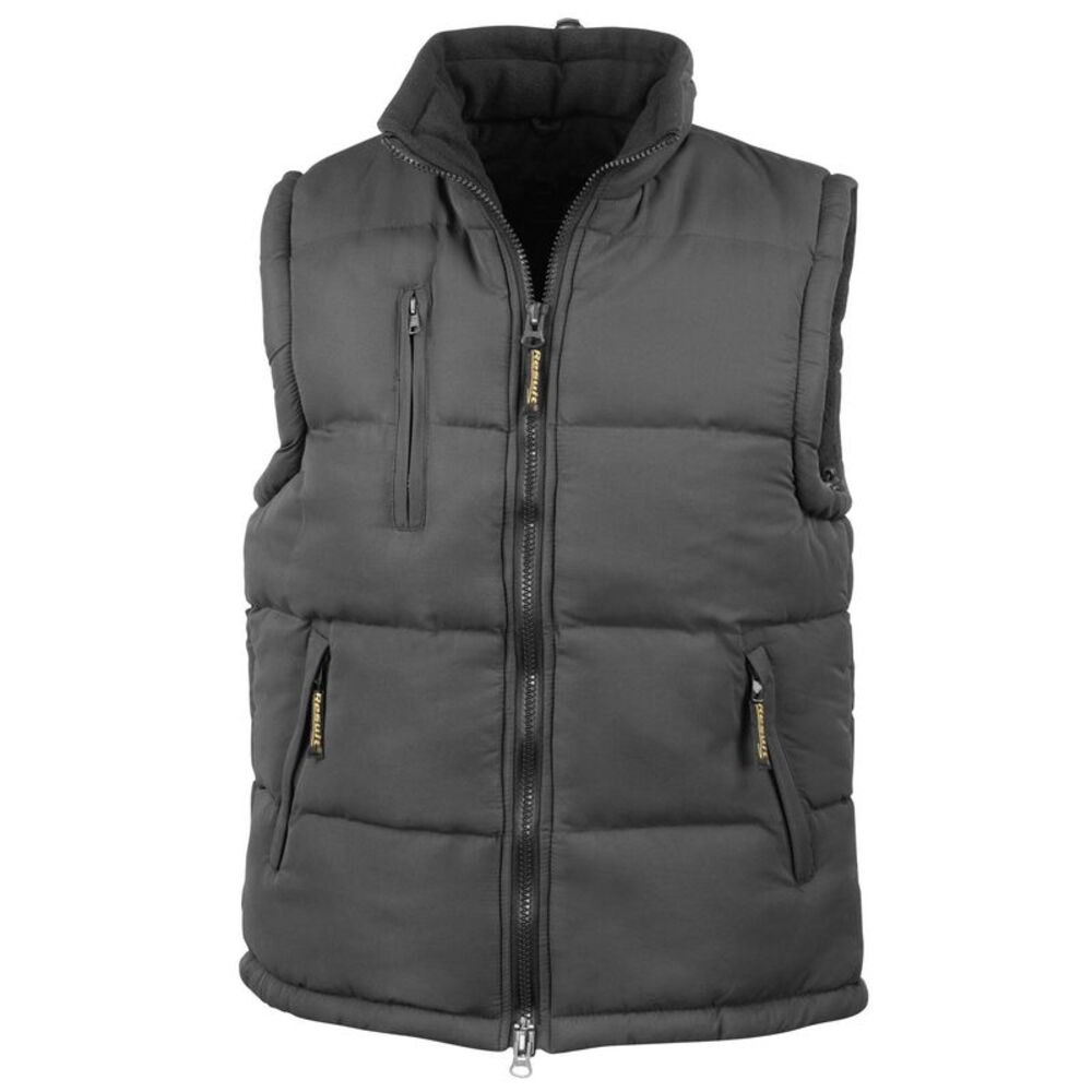 Result Mens Padded Body Warmer / Black